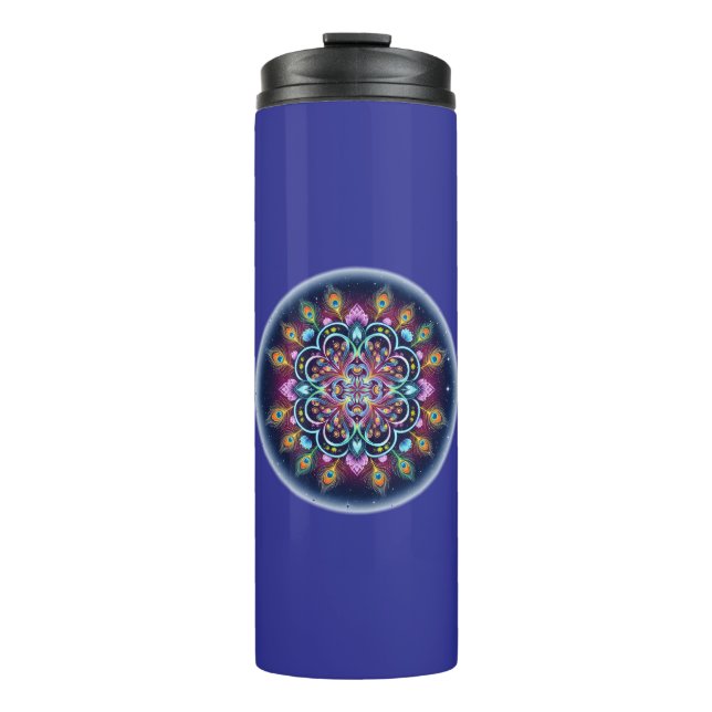 Cosmic Mandala Thermal Tumbler Thermosbecher (Vorderseite)