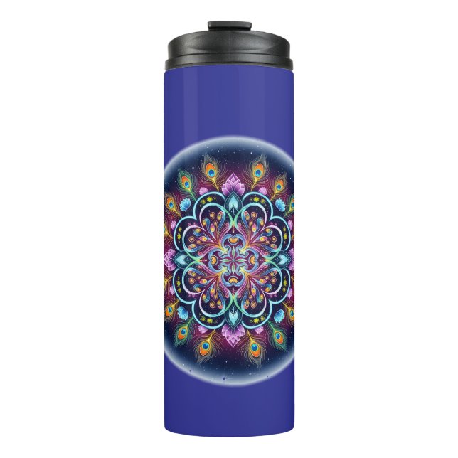 Cosmic Mandala Thermal Tumbler Thermosbecher (Vorderseite)