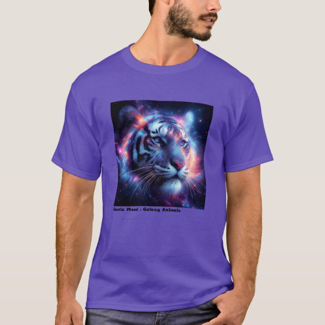 Cosmic Mood: Galaxy Animals Tshirt #3 (Vorderseite)