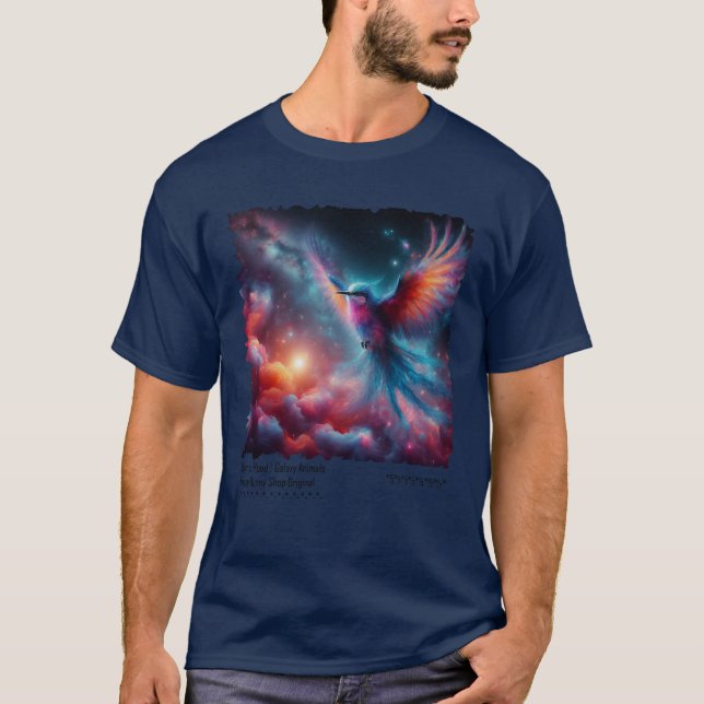Cosmic Mood: Galaxy Animals Tshirt #8 (Vorderseite)