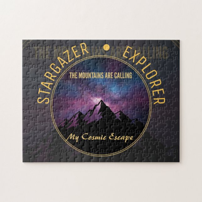 Cosmic Mountain Calling Puzzle (Horizontal)