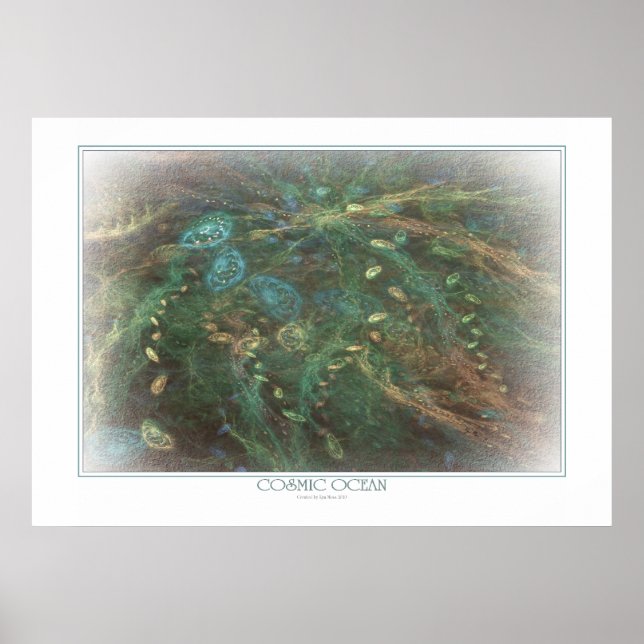 Cosmic Ocean Print Poster (Vorne)