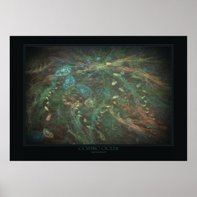 Cosmic Ocean Print Poster (Vorne)