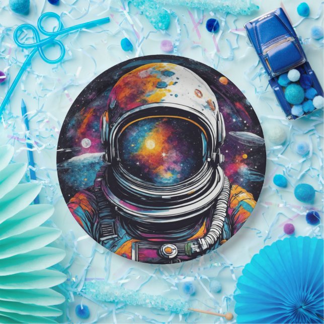 Cosmic Odyssey - Fühlen Sie das Universum in sich! Pappteller (Party)