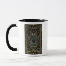 Cosmic Oracle Owl • Mystical Celestial  Tasse