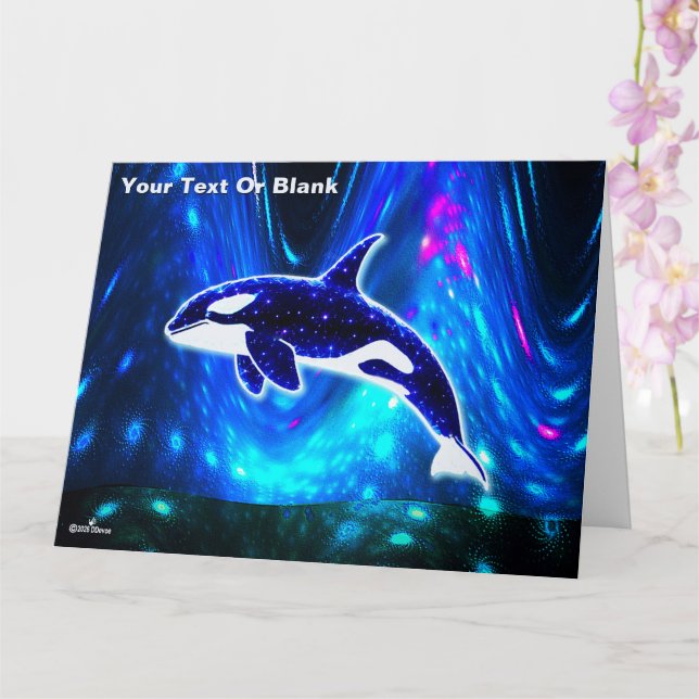 Cosmic Orca Karte (Orchidee)