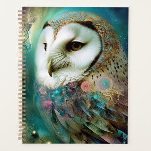 Cosmic Owl Fantasy Art Planer