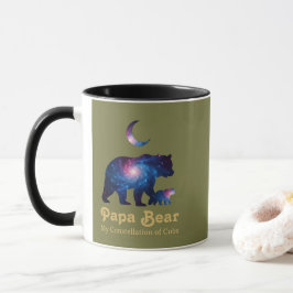 Cosmic Papa Bear & Cub Tasse