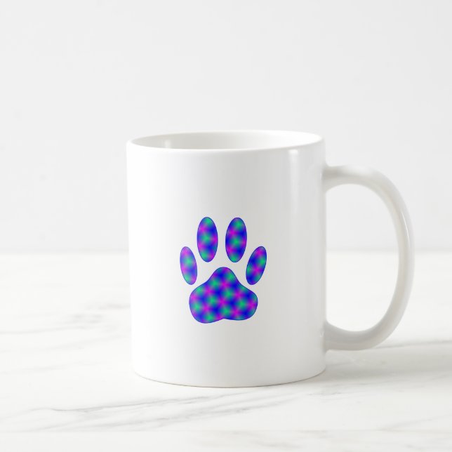 Cosmic Paw Print Tasse (Rechts)