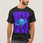 COSMIC PLANET GRAPHIC ART T-Shirt<br><div class="desc">Cosmic Planet Graphic Art captures the mysterious beauty of the universe through vibrant planets, glowing stars, and deep cosmic colors. The design reflects the wonder of space, where planets float in endless galaxies surrounded by light and energy. With modern graphic elements and imaginative details, the artwork creates a sense of...</div>