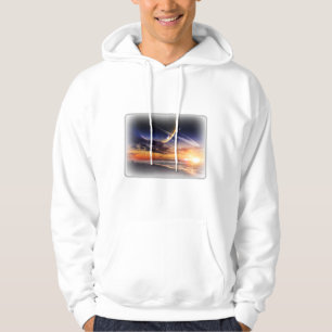 Cosmic Planet Horizon Erwachsenen-Pullover-Hoodie Hoodie
