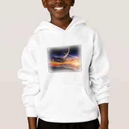 Cosmic Planet Horizon Kinder-Pullover-Kapuzenpullo Hoodie