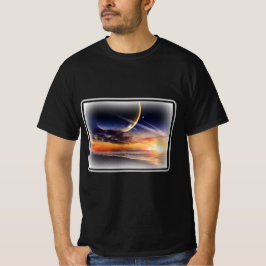 Cosmic Planet Horizon Value T-Shirt