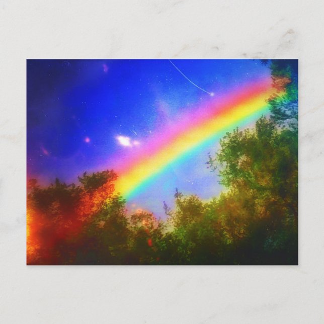 COSMIC RAINBOW Postkarte (Vorderseite)