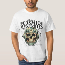 Cosmic Reaper: Schädel-Astronauten-Design T-Shirt