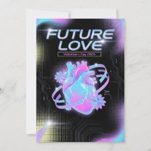 Cosmic Romance Digital Love Valentinskarte Feiertagskarte
