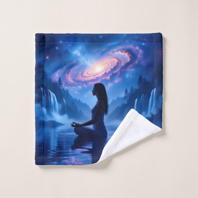 Cosmic Serenity Shower Curtain Waschlappen (Waschlappen)