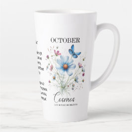 Cosmic Sip October Birth Flower Mug of Love Milchtasse