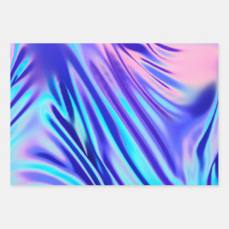 Cosmic Sky Pink Lila Gradient Geschenkpapier Set