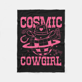 Cosmic Space Cowgirls-Shirt Junggesellinnenabschie Fleecedecke
