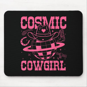 Cosmic Space Cowgirls-Shirt Junggesellinnenabschie Mousepad