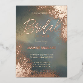 Cosmic Sparkle Hombre Wash Brautparty Folieneinladung