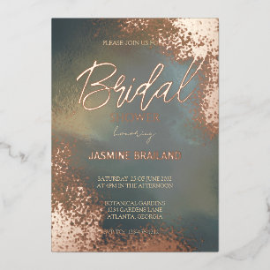 Cosmic Sparkle Hombre Wash Brautparty Folieneinladung