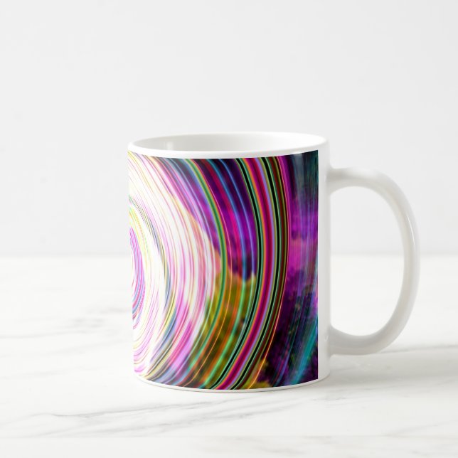 Cosmic Spectacular White Swirl Tasse (Rechts)