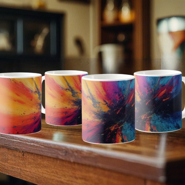 Cosmic Splash Artisan Kaffee Tasse (Von Creator hochgeladen)