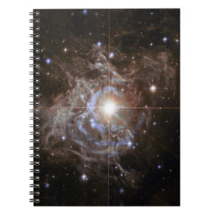 Cosmic Star Holiday Wreath Notizblock