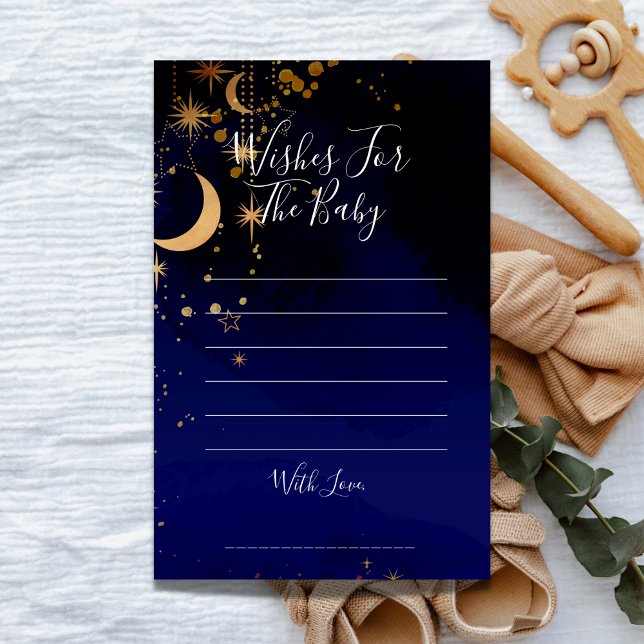 Cosmic Stars Thema Wünsche für Baby Dusche Spiel (Von Creator hochgeladen)