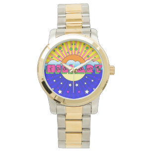 Cosmic Style Hillary Celebration Poster Armbanduhr