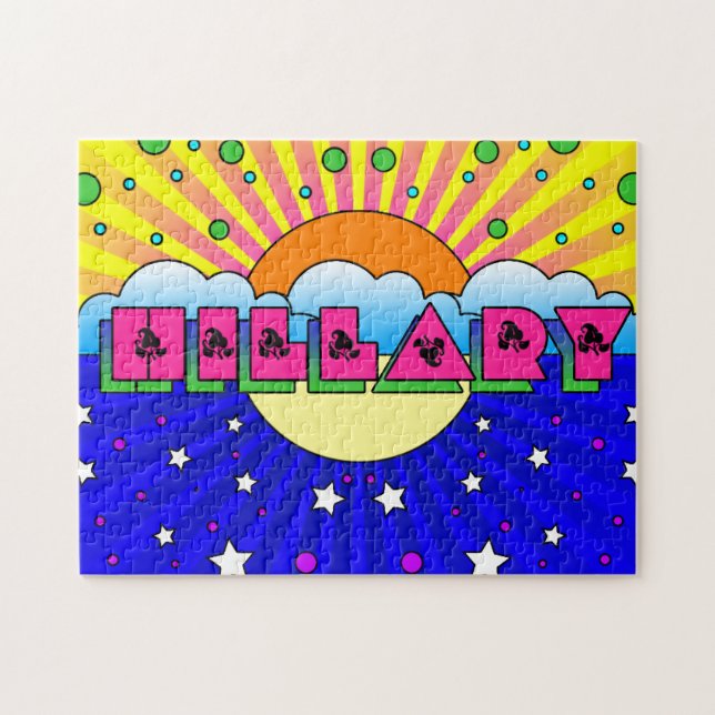 Cosmic Style Hillary Celebration Poster Puzzle (Horizontal)