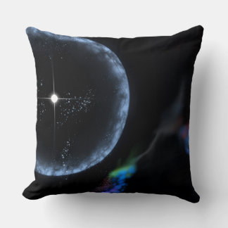 "Cosmic Supernova" Throw Pillow Kissen