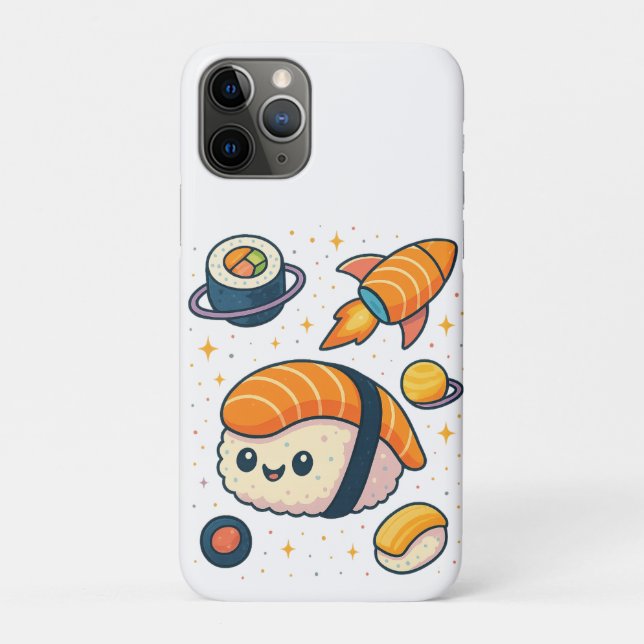 Cosmic Sushi Adventure Case-Mate iPhone Hülle (Rückseite)