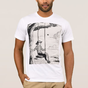"Cosmic Swing - Illustriert Dreams on Jersey Cotto T-Shirt
