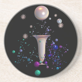 Cosmic Symphony Sandstone Untersetzer