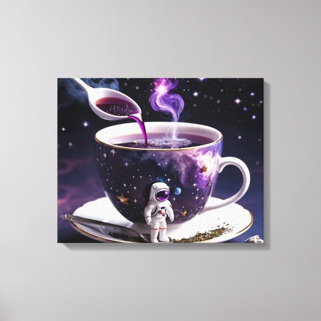 Cosmic Tea Party Leinwanddruck (Vorderseite)