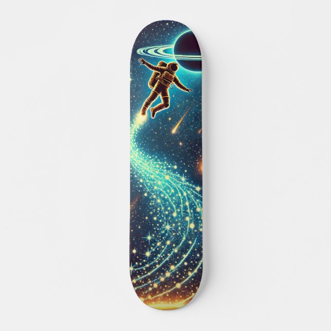Cosmic Trail Skateboard (Vorne)