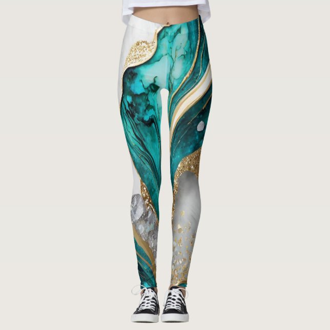 Cosmic Universe Design Pants for Space Lovers Leggings (Vorderseite)