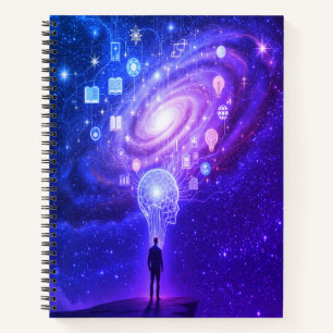 Cosmic Vision Spiral Notebook Notizbuch