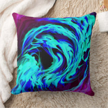 "Cosmic Vortex" dekoratives Pillow