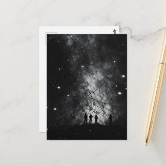 Cosmic Web & Starry Sky Postkarte