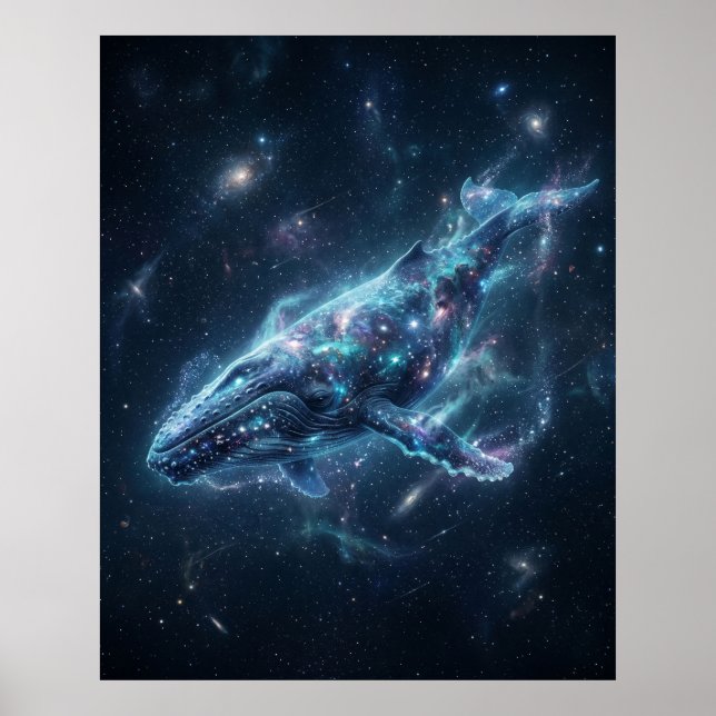 Cosmic Whale Star Ocean Poster (Vorne)