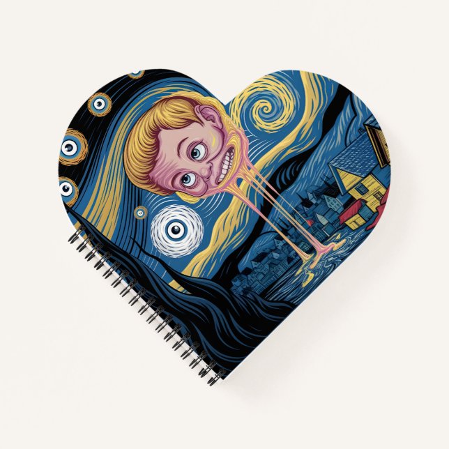 Cosmic Whimsy-Notebook Notizbuch (Vorderseite)