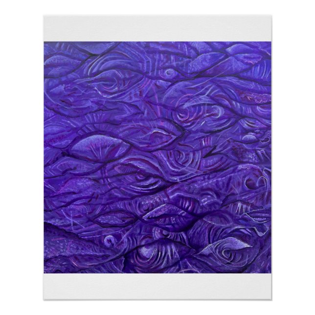 Cosmic Whorl Art Poster von Nefertara (Vorderseite)