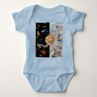 Cosmic Winter Baby Bodysuit Baby Strampler