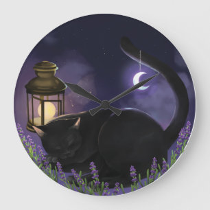 Cosmic Witch Große Wanduhr