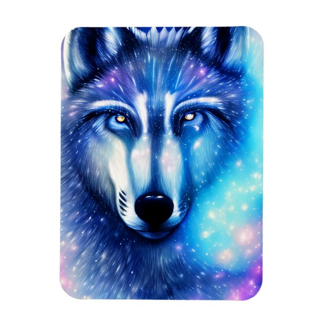 Cosmic Wolf Magnet (Vertikal)