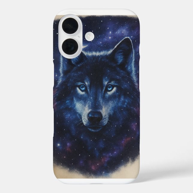 Cosmic Wolf Titelblatt Case-Mate iPhone Hülle (Rückseite)